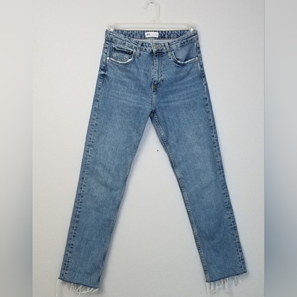 Zara Slim Fit Hi-Rise Jeans Size 36 New With Tags
